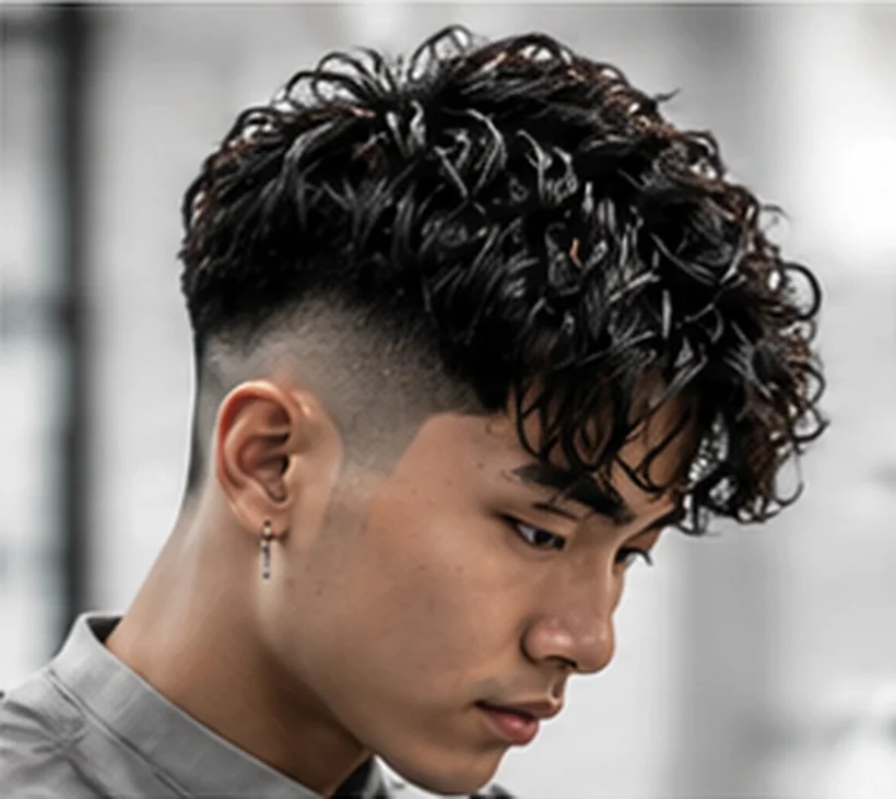 Taper Curly sau khi uốn sóng